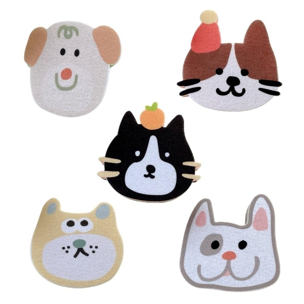 5pcs 3-Layer Cat Kitchen Brush Oil Removal Puppy Sponge Rub Dog Shape Sponge Scrubber Household 5pcs
5pcs 3-Layer Cat Kitchen Brush Oil Removal Puppy Sponge Rub Dog Shape Sponge Scrubber Household 5pcs
