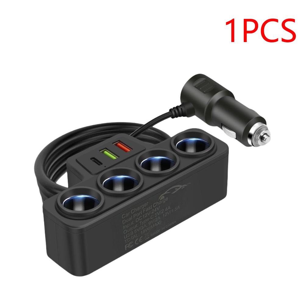 Car USB Charger QC3.0+PD 3.1A 12V-24V 3 USB Socket 4-Socket Car Cigarette Lighter Socket Splitter Plug USB Phone Charger Adapter
Car USB Charger QC3.0+PD 3.1A 12V-24V 3 USB Socket 4-Socket Car Cigarette Lighter Socket Splitter Plug USB Phone Charger Adapter
