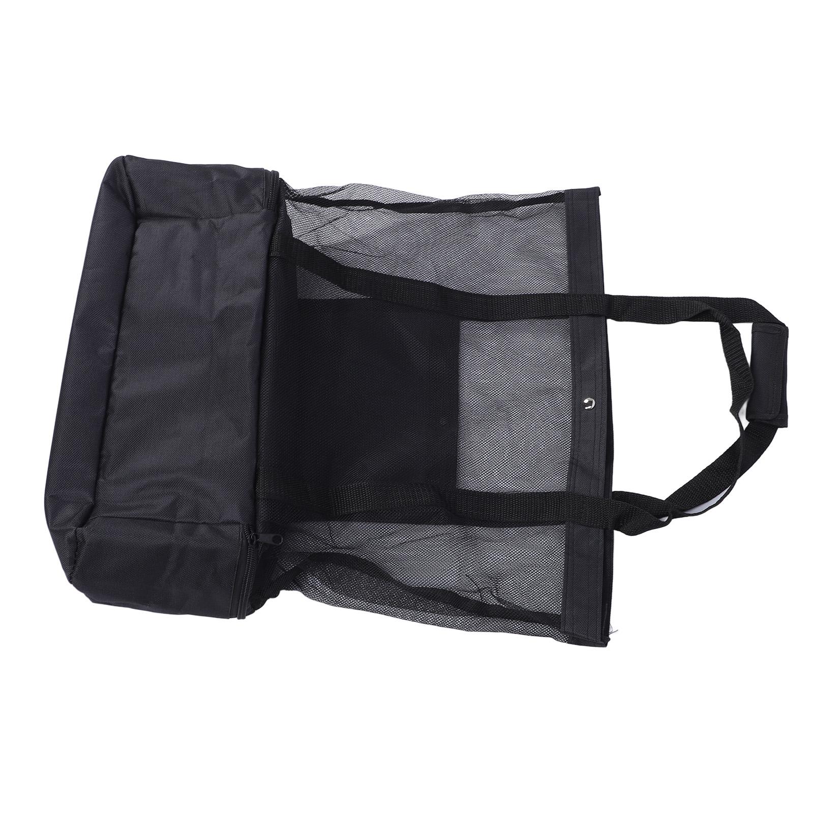Black Mesh Beach Bag Insulated Zip Closure 2 Handles Reusable Lunch Bag for Picnic Camping
Black Mesh Beach Bag Insulated Zip Closure 2 Handles Reusable Lunch Bag for Picnic Camping