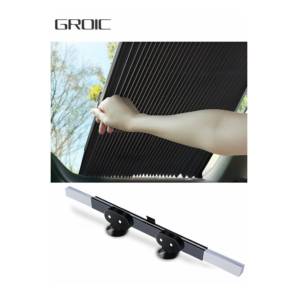 Retractable Windshield Sun Shade for Car Large Sun Visor Protector Blocks 99% UV Rays Keep Vehicle Cool Auto Sunshade Fits Front Window of Various Mo
Retractable Windshield Sun Shade for Car Large Sun Visor Protector Blocks 99% UV Rays Keep Vehicle Cool Auto Sunshade Fits Front Window of Various Mo
