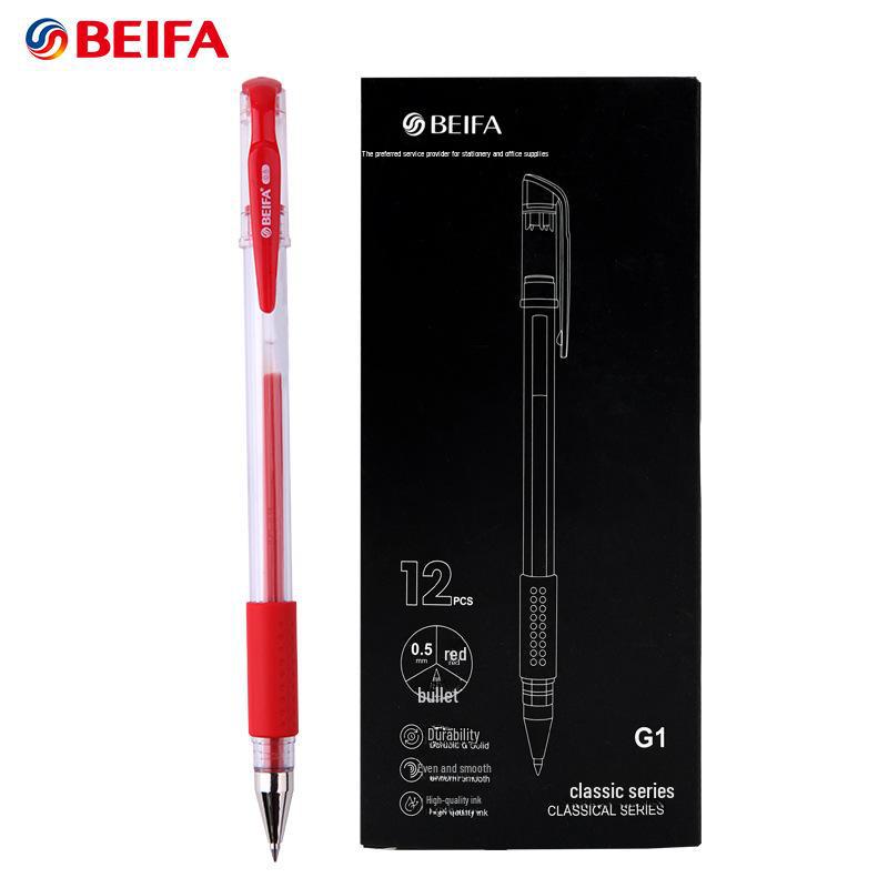Beifa G1 Classic Gel Pen: Authentic, Smooth 400m Ink, Ideal for Office and Study. 0.5mm Bullet Tip
Beifa G1 Classic Gel Pen: Authentic, Smooth 400m Ink, Ideal for Office and Study. 0.5mm Bullet Tip