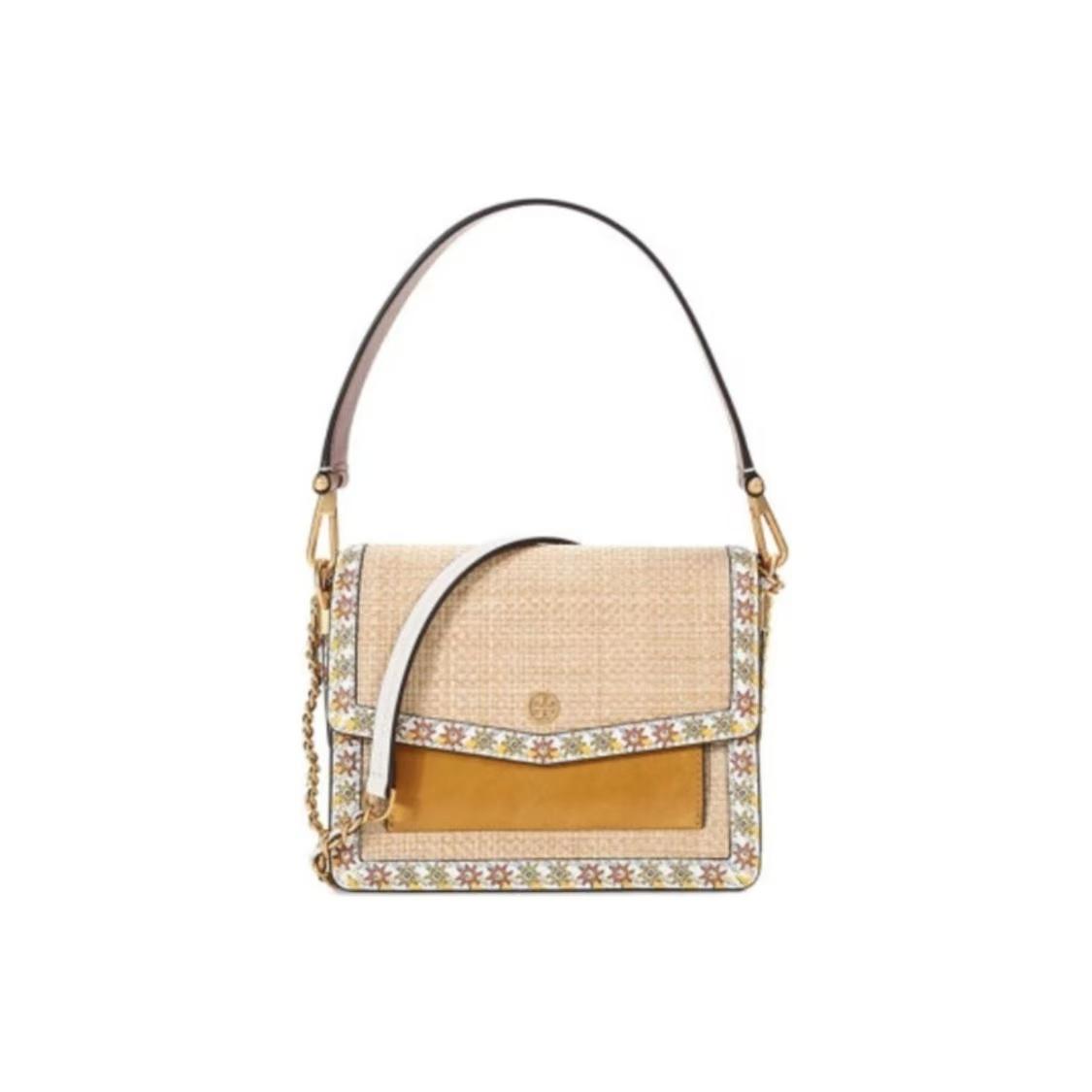 Tory Burch Robinson Classic Fashion Shoulder Straw And Leather Tote Bag Women Handbags Yellow 75601-280 Basic Set (Bag+Dust Bag)
Tory Burch Robinson Classic Fashion Shoulder Straw And Leather Tote Bag Women Handbags Yellow 75601-280 Basic Set (Bag+Dust Bag)