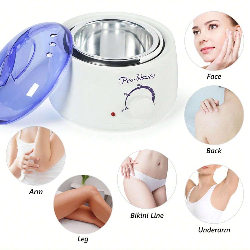 Wax Heater Rapid Heating Adjustable Temperature Easy To Clean Use On The Whole Body Wax Melting Furnace Epilator EU Plug
Wax Heater Rapid Heating Adjustable Temperature Easy To Clean Use On The Whole Body Wax Melting Furnace Epilator EU Plug