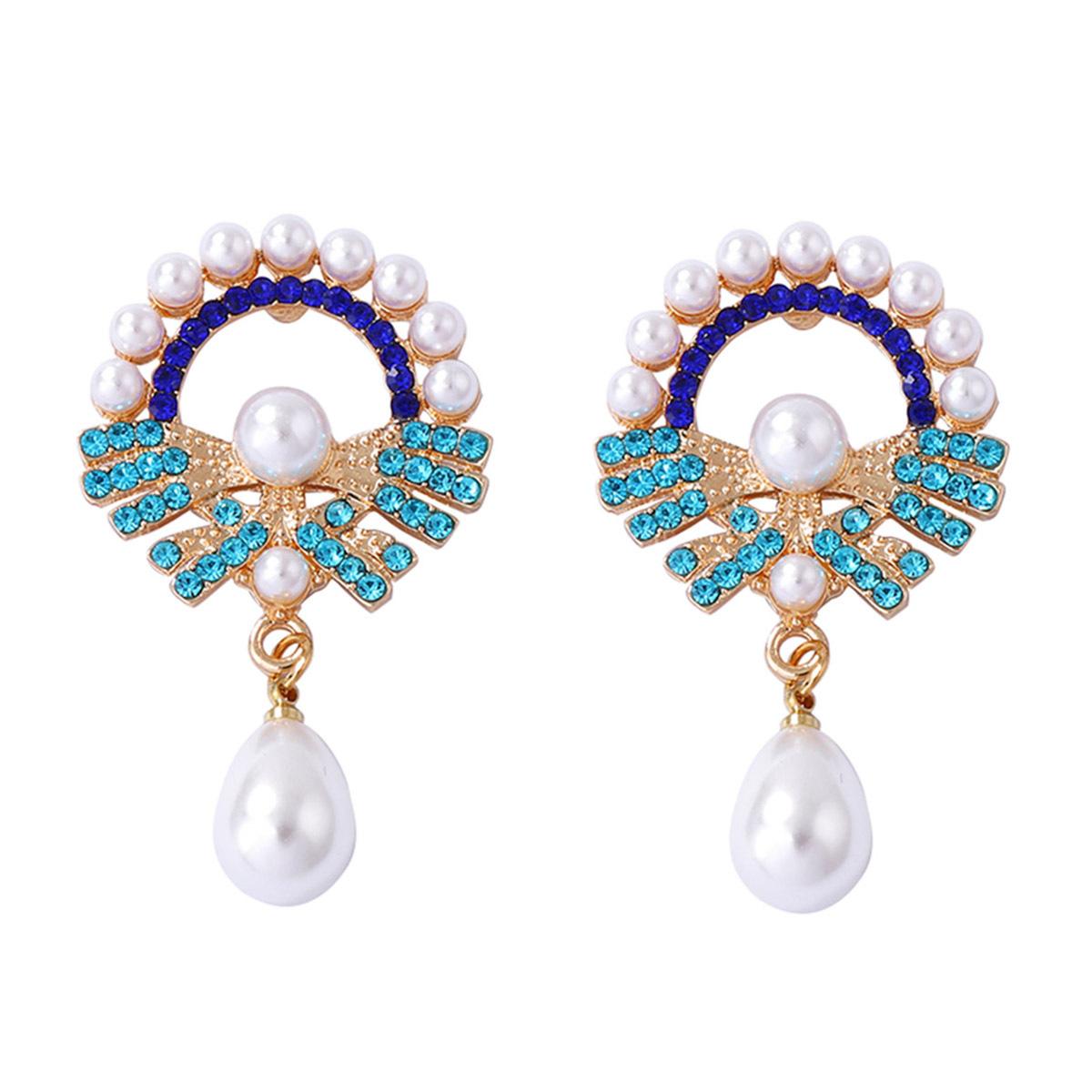 DIGADAGU Metal Rhinestone Flower Faux Pearl dangle Earrings New Simple Vintage Earrings Women Daily Zircon Accessories синій
DIGADAGU Metal Rhinestone Flower Faux Pearl dangle Earrings New Simple Vintage Earrings Women Daily Zircon Accessories синій