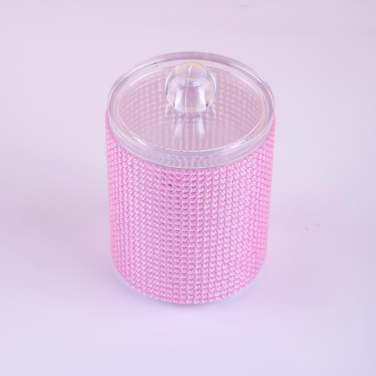 1PC Dustproof Transparent Cover Cotton Swab Holder | Shiny Rhinestone Bathroom Jar | Cotton Swab Makeup Remover, Dental Floss, Small Item Storage Tank рожевий
1PC Dustproof Transparent Cover Cotton Swab Holder | Shiny Rhinestone Bathroom Jar | Cotton Swab Makeup Remover, Dental Floss, Small Item Storage Tank рожевий
