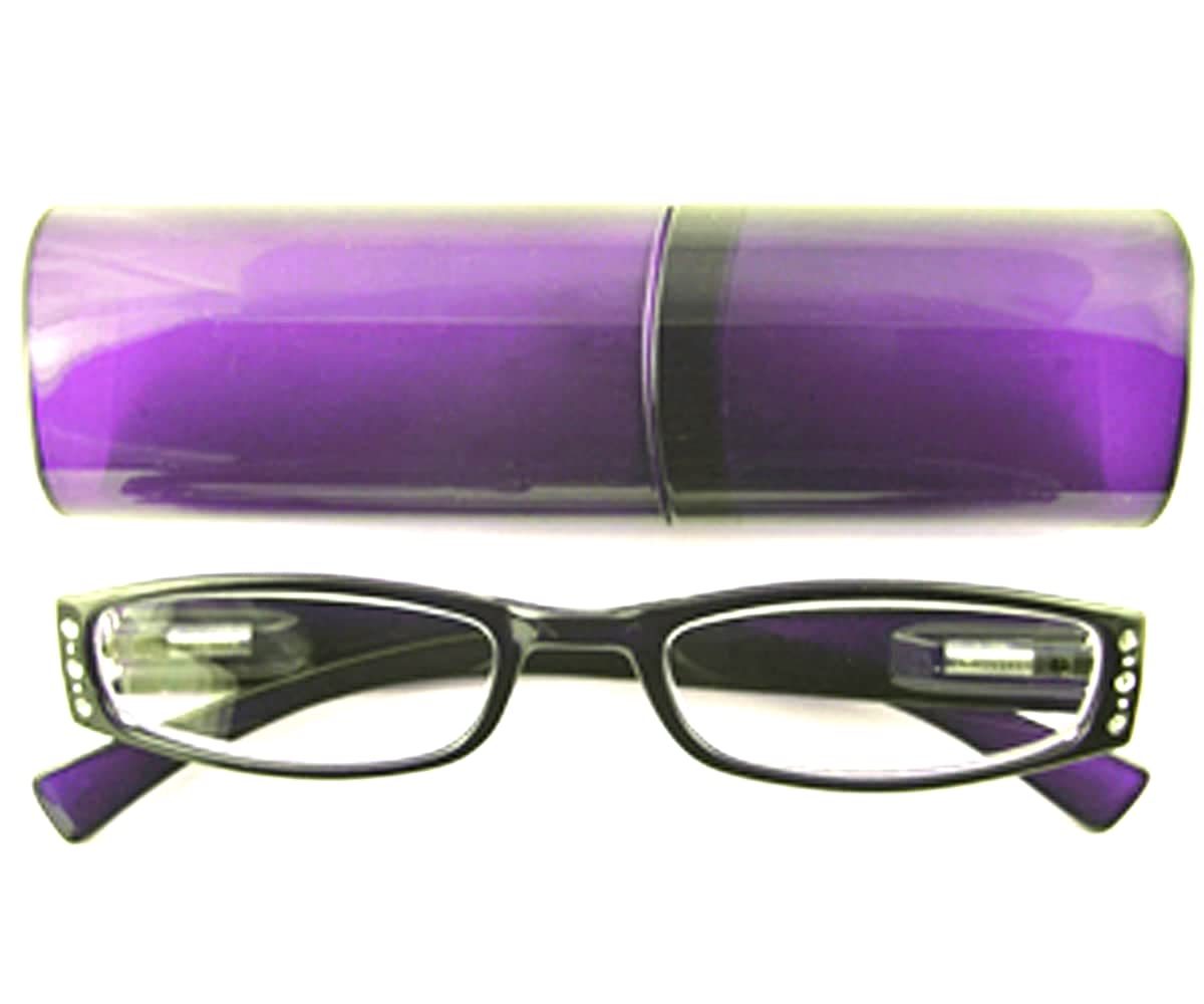 Bayline Reading Rhinestone Square Clear Color 208D with Plastic Case Glasses, (Purple, 1.5) фиолетовый
Bayline Reading Rhinestone Square Clear Color 208D with Plastic Case Glasses, (Purple, 1.5) фиолетовый