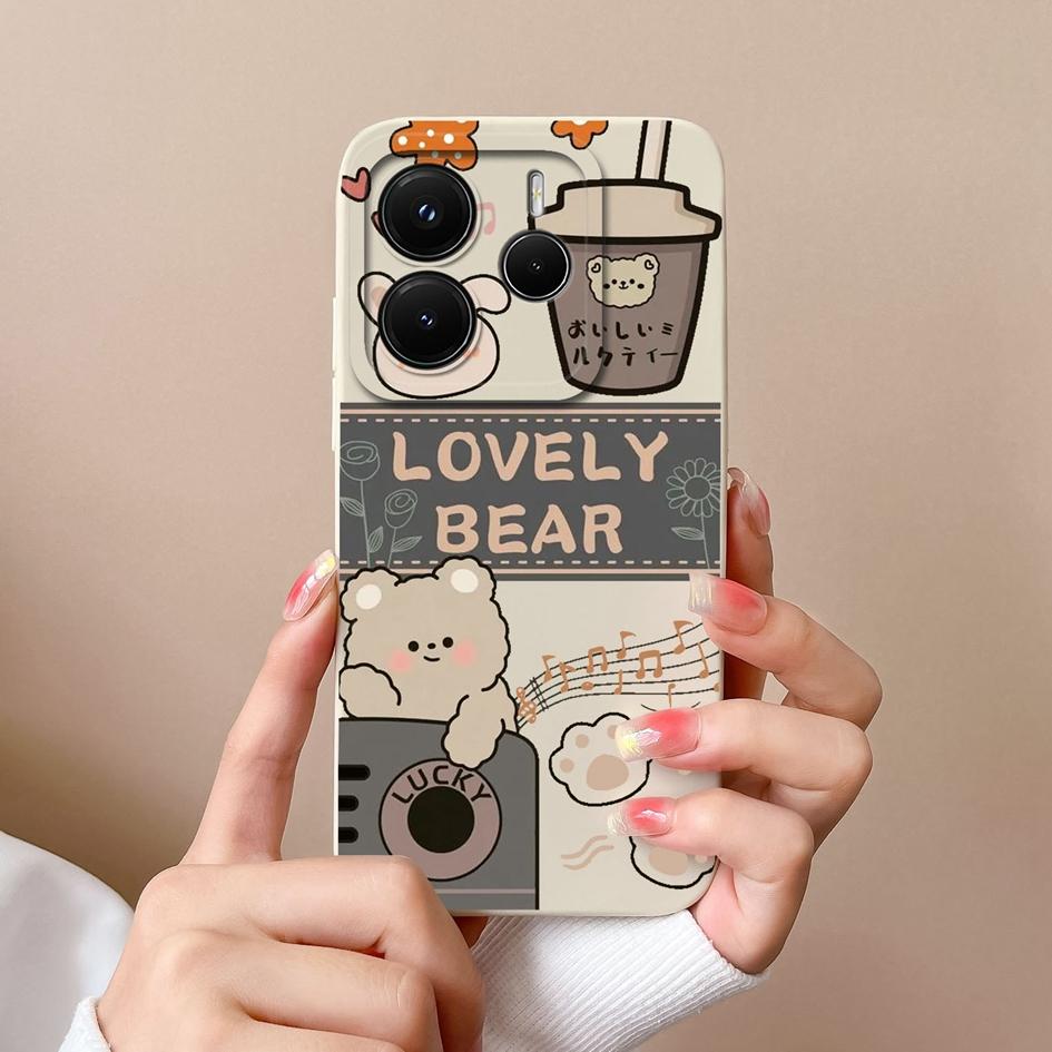 Чехол для Redmi Note 11 12 14 12R 11E 11T 14S 12S 11S 12Turbo Pro Plus 4G 5G с милым рисунком медведя, высококачественный противоскользящий силиконовый корпус для Redmi Capa Redmi Note 11T Pro+
Чехол для Redmi Note 11 12 14 12R 11E 11T 14S 12S 11S 12Turbo Pro Plus 4G 5G с милым рисунком медведя, высококачественный противоскользящий силиконовый корпус для Redmi Capa Redmi Note 11T Pro+