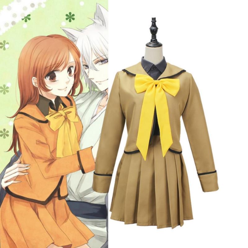 Kamisama Kiss Nanami Momozono Girl Желтый костюм Униформа Аниме Косплей Костюмы L
Kamisama Kiss Nanami Momozono Girl Желтый костюм Униформа Аниме Косплей Костюмы L