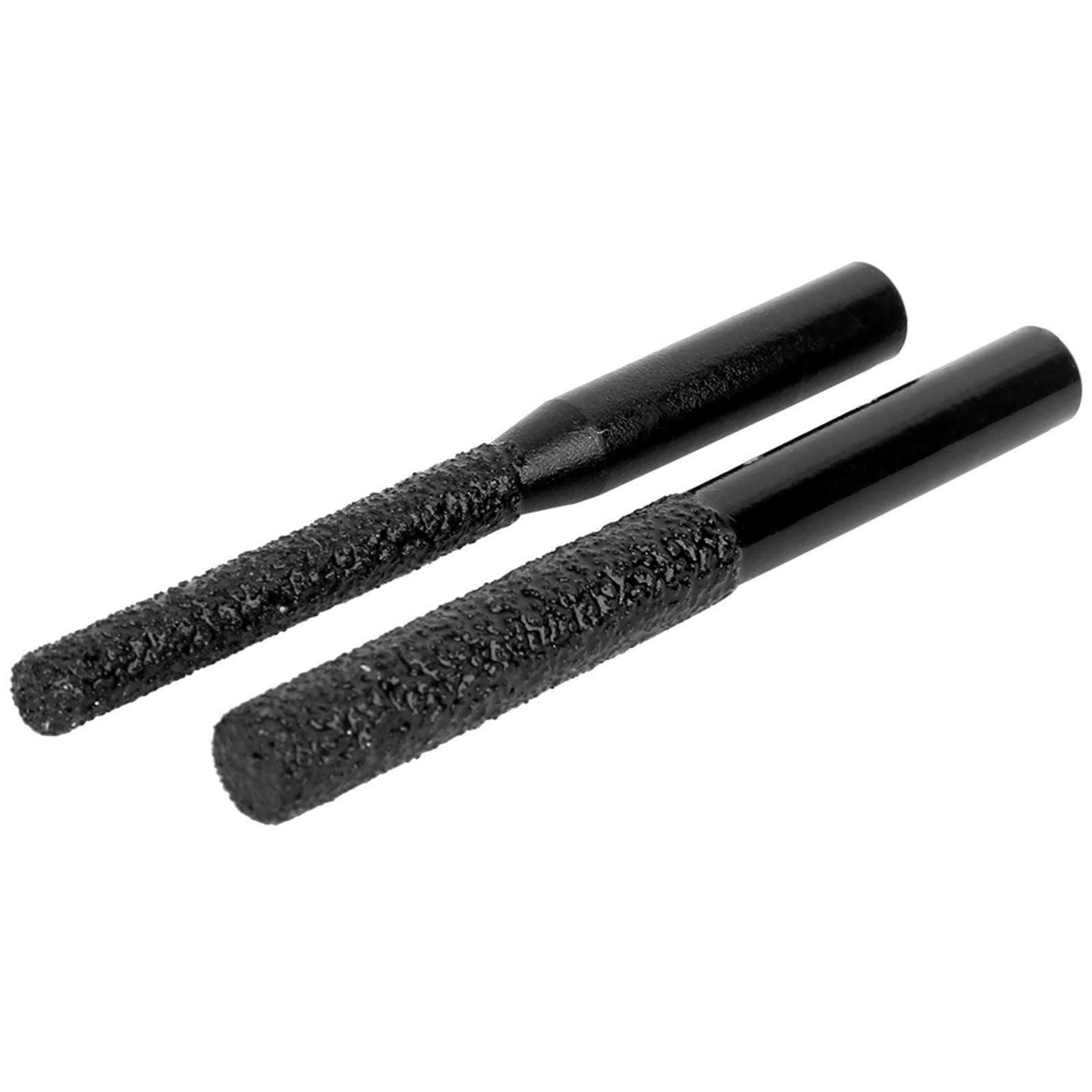 2 шт. Алмазные фрезы Черные Паяные Прямой хвостовик для Кварцевого камня Мрамора Шовный нож