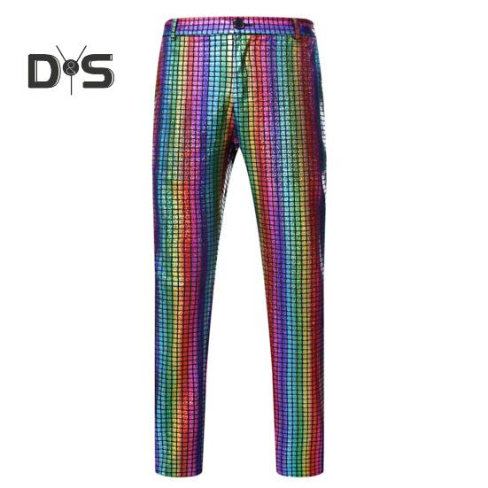 Мужские брюки с радужными блестками, стильные, удобные, широкого применения, для ночного клуба, DJ, сцены, мужские брюки, брюки M разноцветный
Мужские брюки с радужными блестками, стильные, удобные, широкого применения, для ночного клуба, DJ, сцены, мужские брюки, брюки M разноцветный