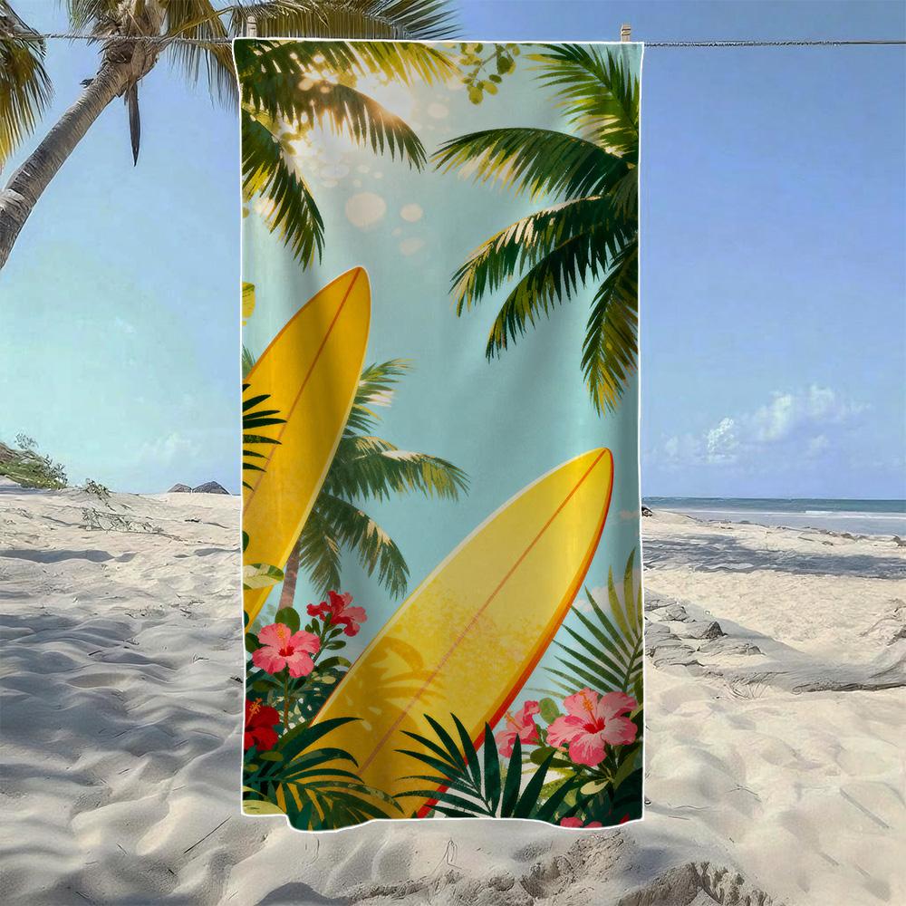 Cute Tropical Summer Element Beach Towel, Soft Quick-Drying, Perfect For Portable Outdoor Travel, Camping And Summer Beach W40*H60(CM)
Cute Tropical Summer Element Beach Towel, Soft Quick-Drying, Perfect For Portable Outdoor Travel, Camping And Summer Beach W40*H60(CM)