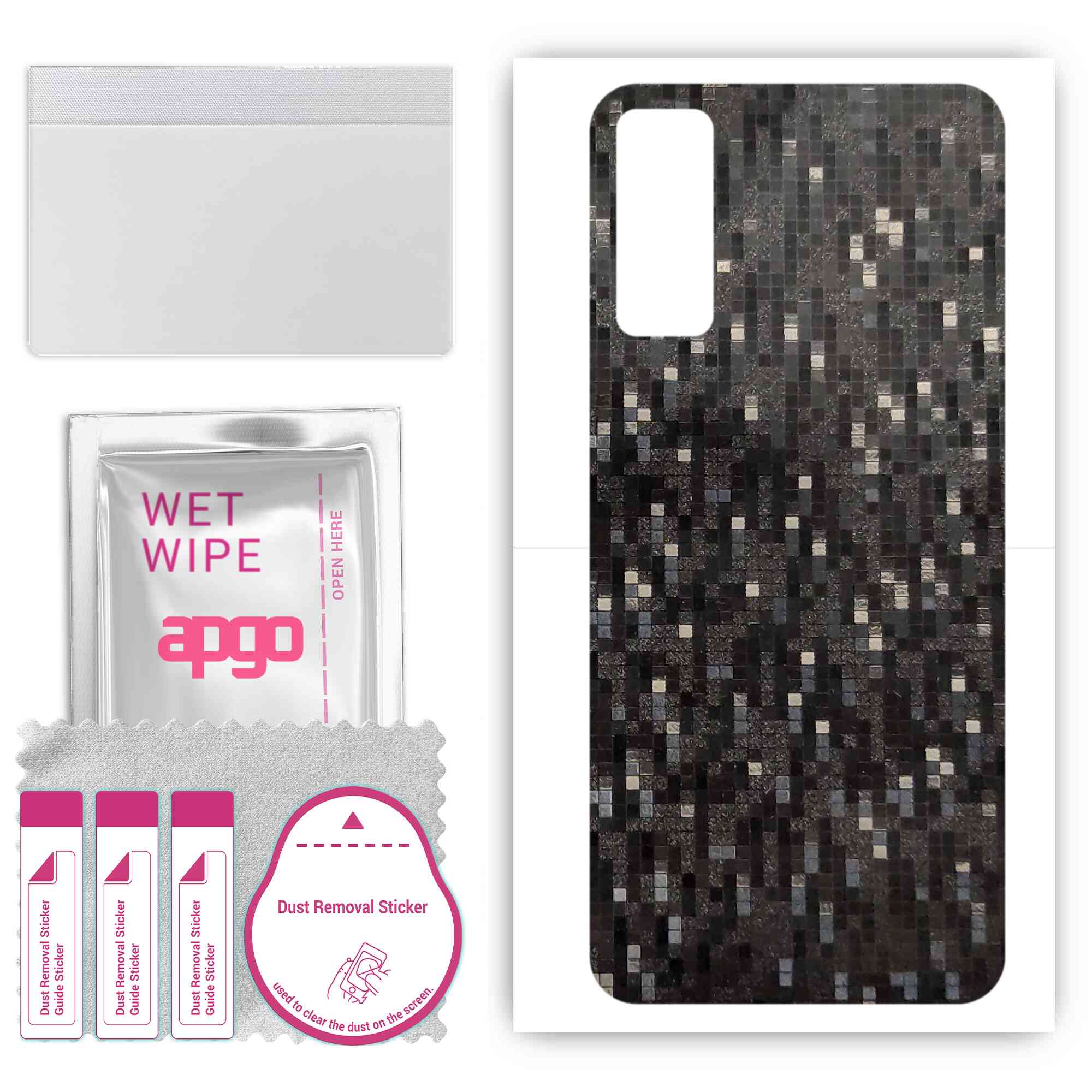 apgo Protective Skin Sticker for the back compatible with Huawei Enjoy Z 5G, Wrap Film, Foil, Vinyl - Pattern Carbon Black Pixel
apgo Protective Skin Sticker for the back compatible with Huawei Enjoy Z 5G, Wrap Film, Foil, Vinyl - Pattern Carbon Black Pixel