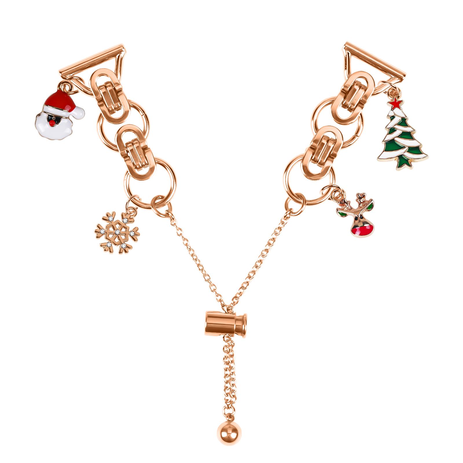 For Garmin Forerunner 55/Venu Electroplated Metal Alloy Band Single Loop Chain Bracelet Strap Rose Gold/Xmas
For Garmin Forerunner 55/Venu Electroplated Metal Alloy Band Single Loop Chain Bracelet Strap Rose Gold/Xmas