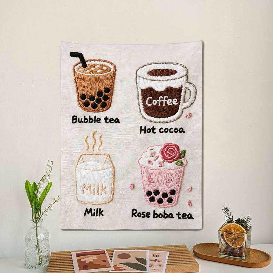 Ins Style Bread Coffee Cake Dessert Print Tapestry Simple Personality Wall Hanging Aesthetic Atmosphere Girls Bedroom Decor 74x94cm(29x37in)
Ins Style Bread Coffee Cake Dessert Print Tapestry Simple Personality Wall Hanging Aesthetic Atmosphere Girls Bedroom Decor 74x94cm(29x37in)