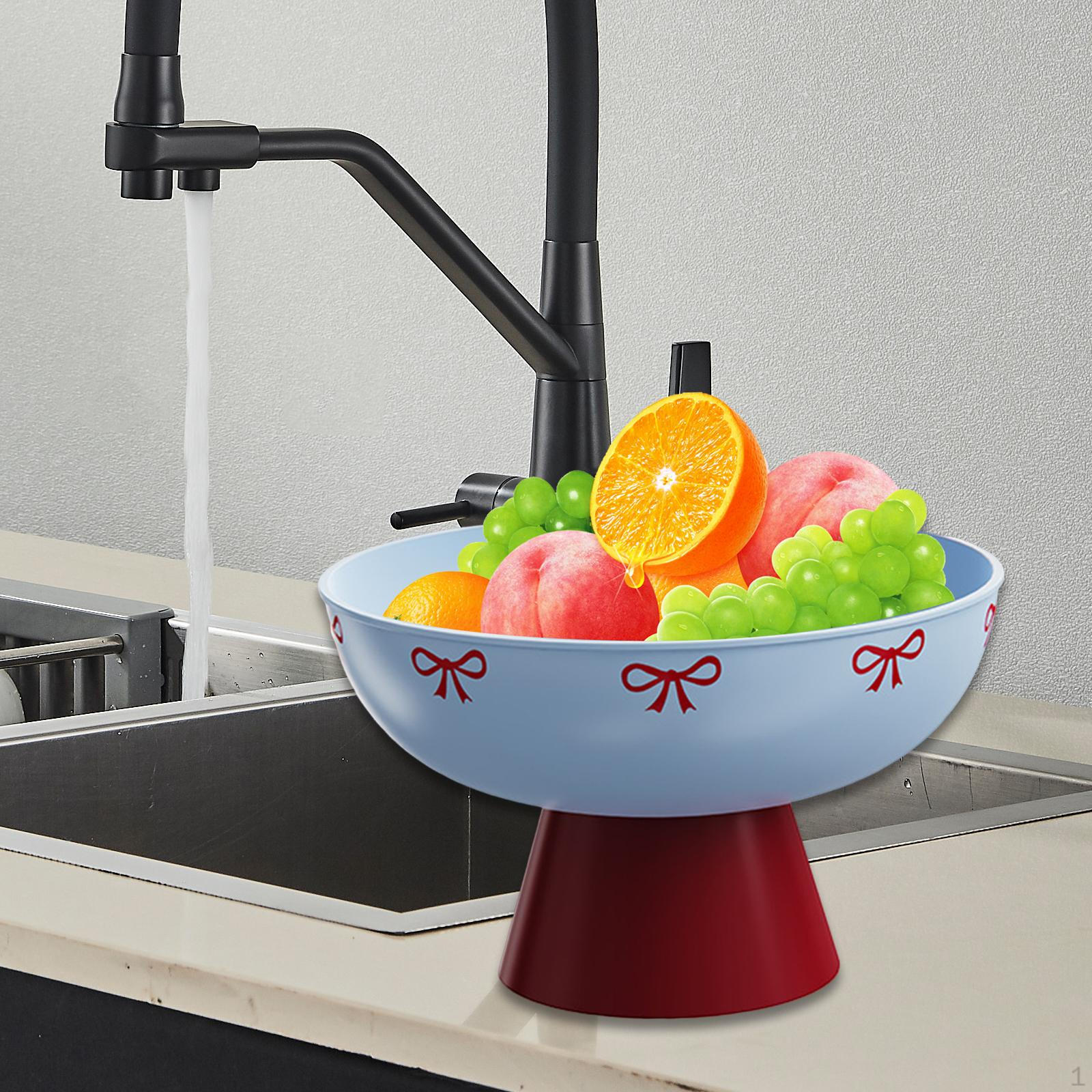 Декоративная фруктовая корзина, Эффективный дренаж, Современная, Многофункциональная, со съемным поддоном для стекания воды, синий
Декоративная фруктовая корзина, Эффективный дренаж, Современная, Многофункциональная, со съемным поддоном для стекания воды, синий