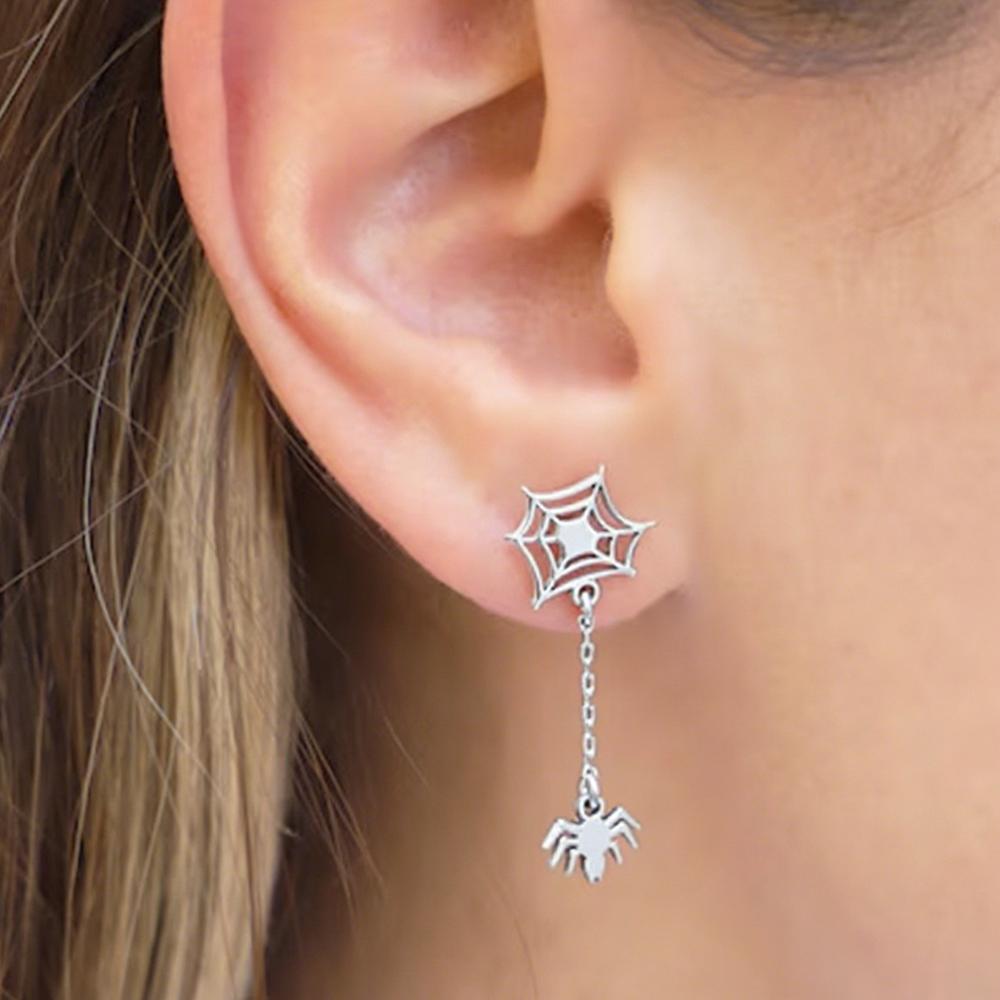 Spider Web Animal Pendant Stud Earrings For Women Punk Unique Silver Color Long Chain Dangle Earring Halloween Jewelry серебряный
Spider Web Animal Pendant Stud Earrings For Women Punk Unique Silver Color Long Chain Dangle Earring Halloween Jewelry серебряный
