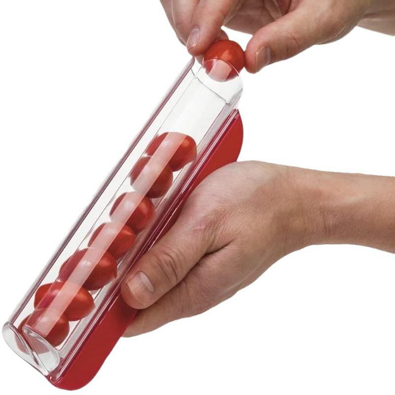 Инструмент для нарезки винограда и черешни, вспомогательный кухонный инструмент для нарезки овощей, фруктов и продуктов питания красный
Инструмент для нарезки винограда и черешни, вспомогательный кухонный инструмент для нарезки овощей, фруктов и продуктов питания красный