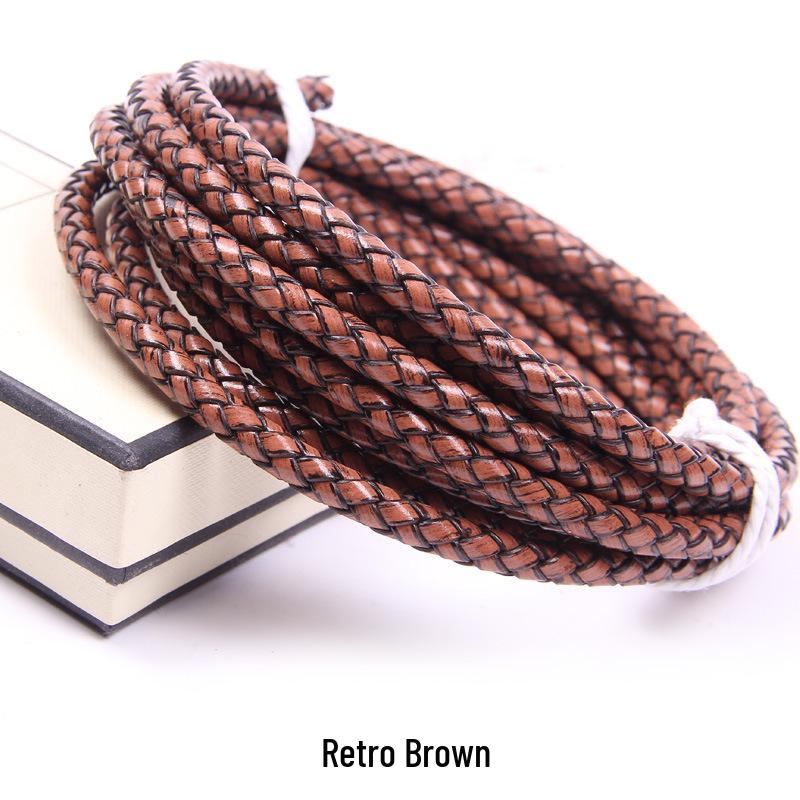 Retro Distressed Woven Leather Cord Bracelet & Pet Collar 3mm, 1 meter (6g)
Retro Distressed Woven Leather Cord Bracelet & Pet Collar 3mm, 1 meter (6g)