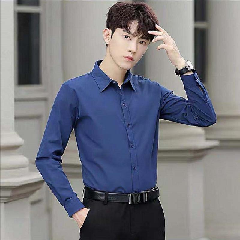 Мужская приталенная рубашка с длинным рукавом черного цвета - деловая формальная, не требующая глажки, доступна в больших размерах 3XL
Мужская приталенная рубашка с длинным рукавом черного цвета - деловая формальная, не требующая глажки, доступна в больших размерах 3XL