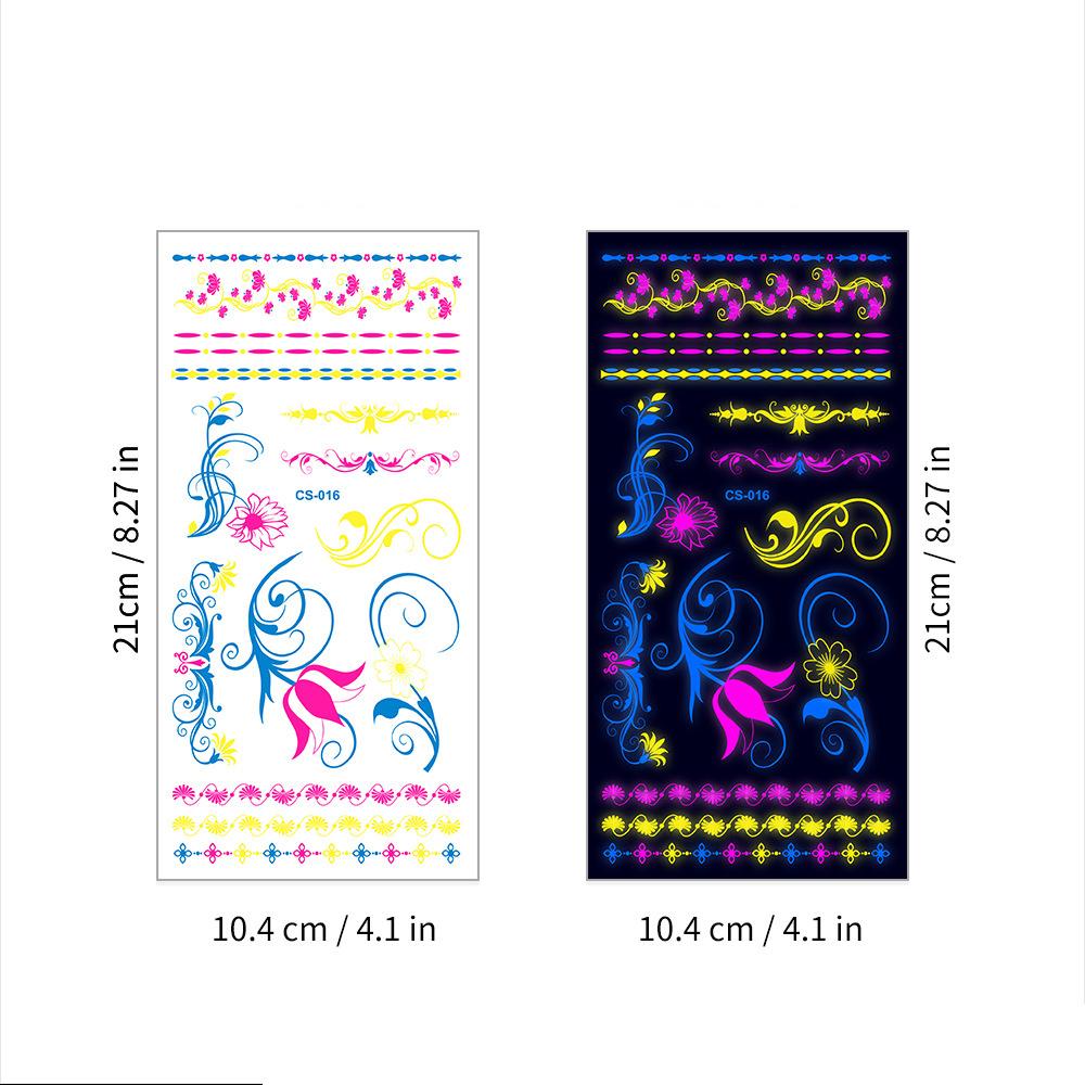 Halloween Fluorescent Stickers Funny Arm Ghost Face Waterproof Tattoo Stickers Women Men Party Supplies Masquerade Cosplay Props
Halloween Fluorescent Stickers Funny Arm Ghost Face Waterproof Tattoo Stickers Women Men Party Supplies Masquerade Cosplay Props