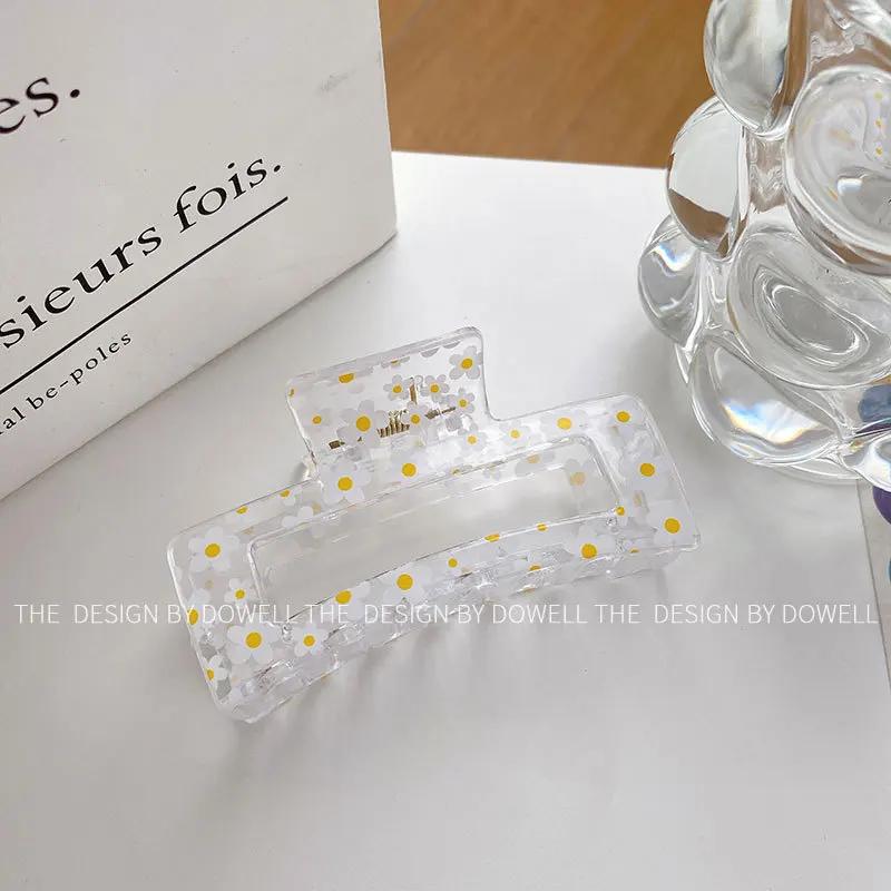 UXSL Новые женские заколки для волос с цветочным принтом, прочные цветные пластиковые заколки для волос большого размера, зажимы для волос, краб, заколка для волос, аксессуары для волос, подарок
UXSL Новые женские заколки для волос с цветочным принтом, прочные цветные пластиковые заколки для волос большого размера, зажимы для волос, краб, заколка для волос, аксессуары для волос, подарок