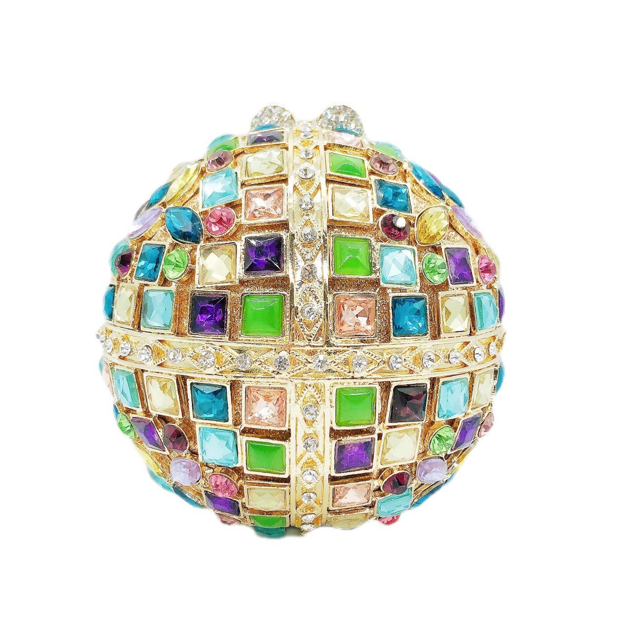 Women Multi Stones Clutch Purse Crystal Evening Bags Hard Case Metal Minaudiere Rhinestone Clutches Handbag Wedding Party Bags
Women Multi Stones Clutch Purse Crystal Evening Bags Hard Case Metal Minaudiere Rhinestone Clutches Handbag Wedding Party Bags
