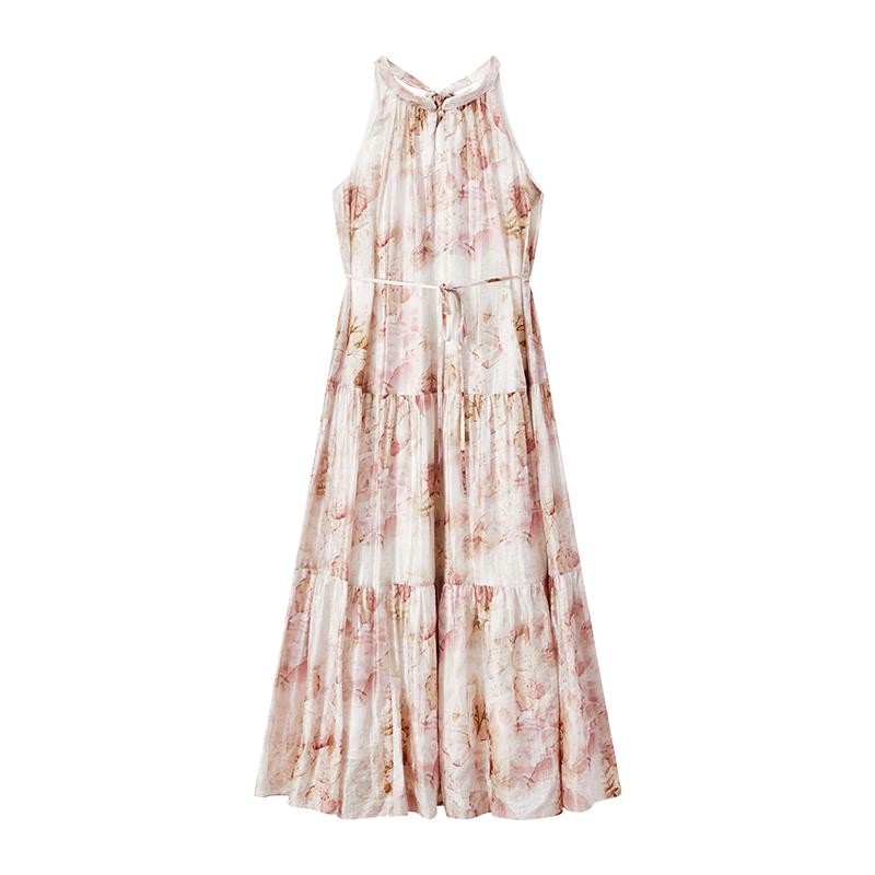 Silver Peony Floral Halter Maxi Dress L
Silver Peony Floral Halter Maxi Dress L