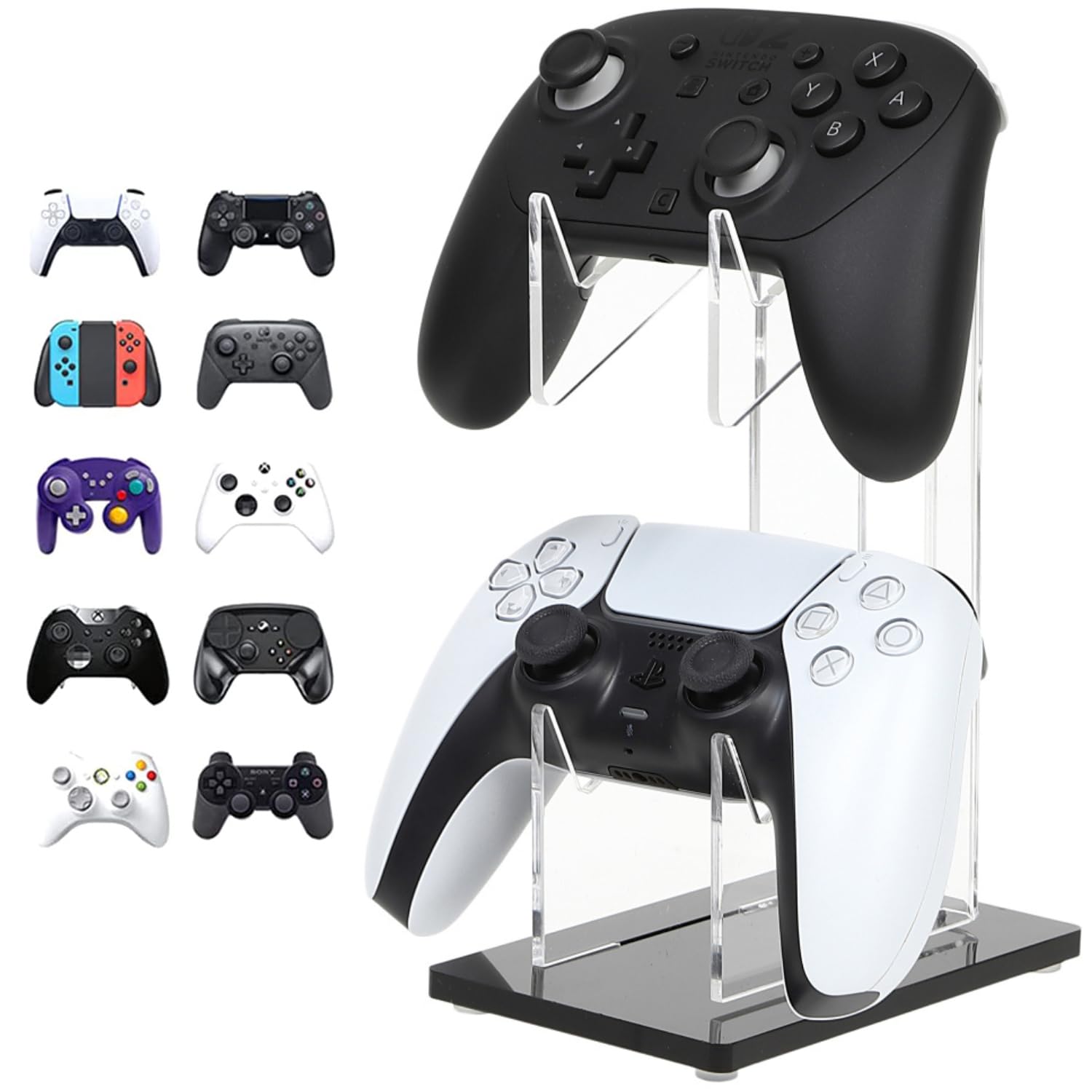 WESTBERRY Controller Stand Storage Rack Compatible with PS5, PS4, and Switch (Black)
WESTBERRY Controller Stand Storage Rack Compatible with PS5, PS4, and Switch (Black)