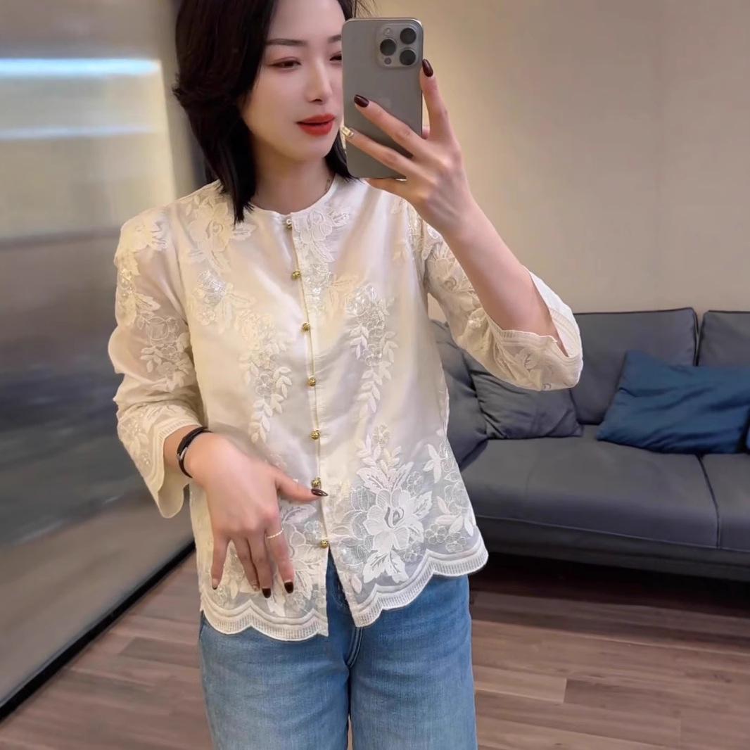 Женская блузка из жаккардового кружева с вышивкой - Стильный, Уникальный, Изысканный дизайн XL грязно-белый
Женская блузка из жаккардового кружева с вышивкой - Стильный, Уникальный, Изысканный дизайн XL грязно-белый