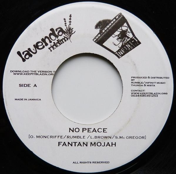7inch Record FANTAN MOJAH - No Peace NONE Infini-T Music Jamaica Reggae, Ska & Dub Used
7inch Record FANTAN MOJAH - No Peace NONE Infini-T Music Jamaica Reggae, Ska & Dub Used