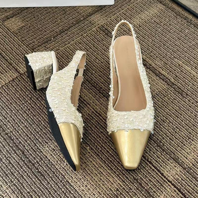 Elegant temperament light mouth empty bag head sandals 2025 new fragrant style color matching square head thick heel high heel single shoes women 35
Elegant temperament light mouth empty bag head sandals 2025 new fragrant style color matching square head thick heel high heel single shoes women 35
