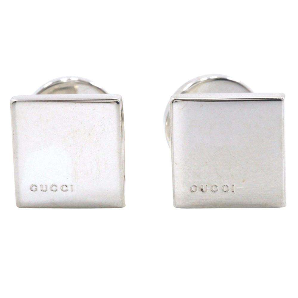 GUCCI Square logo cuffs Silver925 Square mens Used
GUCCI Square logo cuffs Silver925 Square mens Used