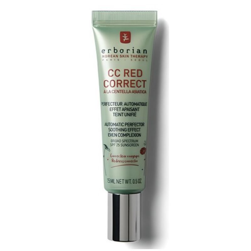 Erborian Red Correct CC Cream SPF25 15ml – Color Correcting Face Cream for Redness Neutralizing & Skin Tone Evenness
Erborian Red Correct CC Cream SPF25 15ml – Color Correcting Face Cream for Redness Neutralizing & Skin Tone Evenness