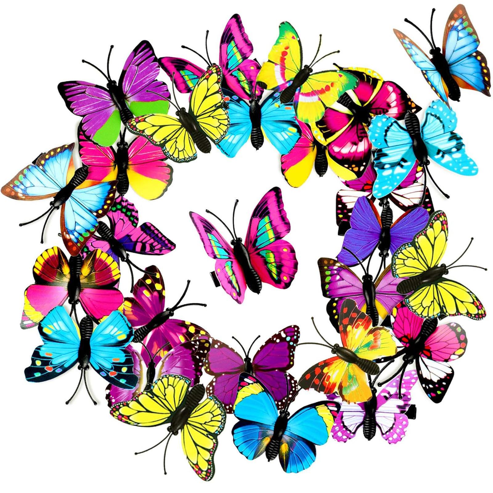 24PCS Vibrancy Color Butterfly Hair Clip Comfortable Hair Accessories with 3D Design Realistic Barrettes for Daily Use A
24PCS Vibrancy Color Butterfly Hair Clip Comfortable Hair Accessories with 3D Design Realistic Barrettes for Daily Use A