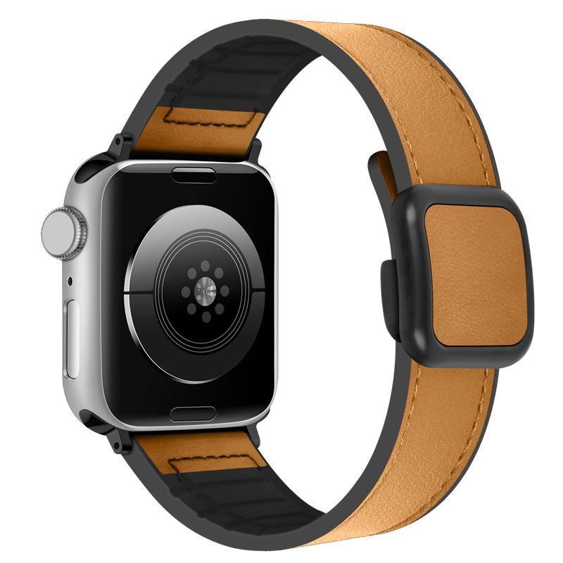 For Apple Watch Band Ultra 2 49mm 9 8 7 45mm 41mm Silicone Leather Magnetic Watchband for Iwatch Series 10 6 5 42 38mm Bracelets 46mm Series10 світло-коричневого кольору
For Apple Watch Band Ultra 2 49mm 9 8 7 45mm 41mm Silicone Leather Magnetic Watchband for Iwatch Series 10 6 5 42 38mm Bracelets 46mm Series10 світло-коричневого кольору