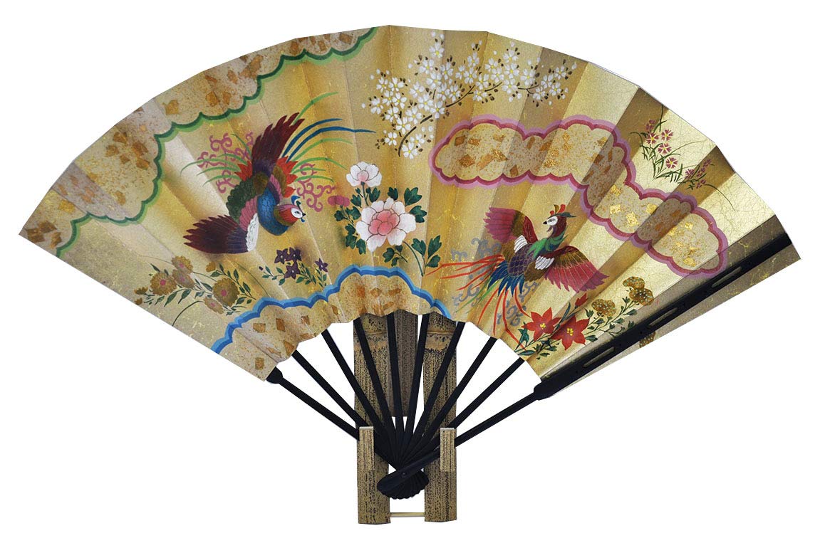 decorative folding fan carriage with folding fan boxed Kyoto Sensu Double-sided phoenix/Flower stand,
decorative folding fan carriage with folding fan boxed Kyoto Sensu Double-sided phoenix/Flower stand,