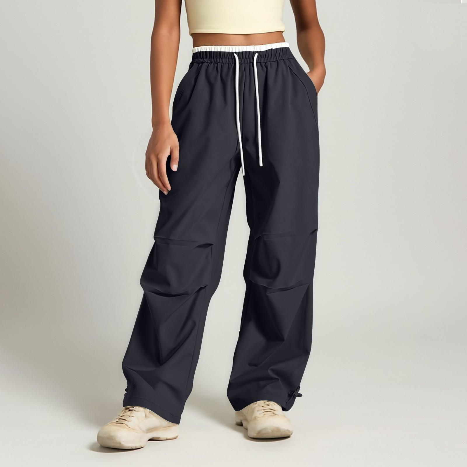 Women s Multi Pocket Straight Tube Slimming, Wide Leg Mopping, Color Pants L чёрный
Women s Multi Pocket Straight Tube Slimming, Wide Leg Mopping, Color Pants L чёрный