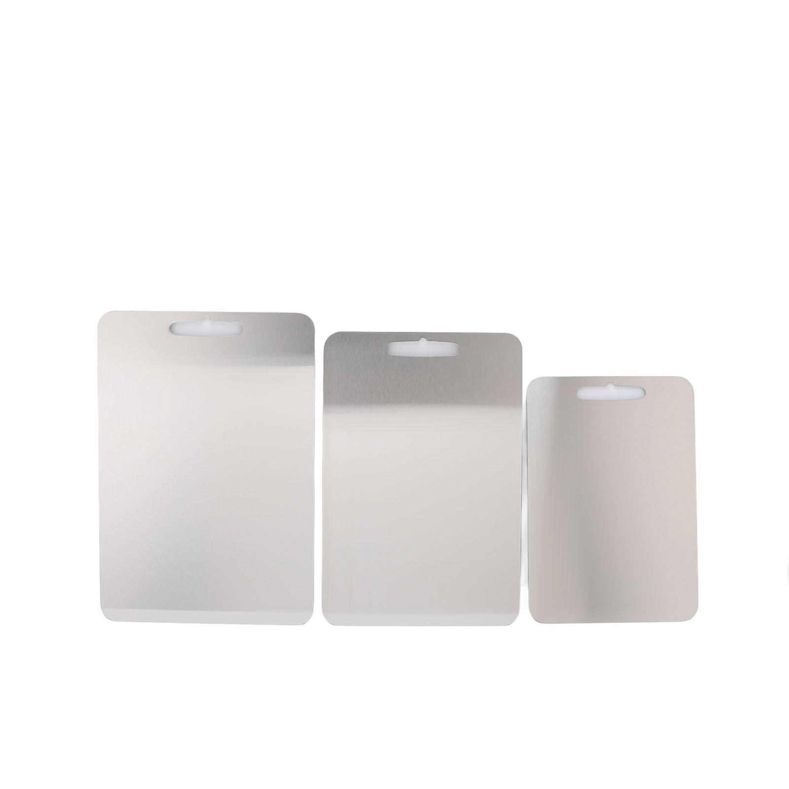 Cutting Board Double Sided 304 Stainless Steel Cutting Board Set for Kitchen Chopping Boards for
Cutting Board Double Sided 304 Stainless Steel Cutting Board Set for Kitchen Chopping Boards for