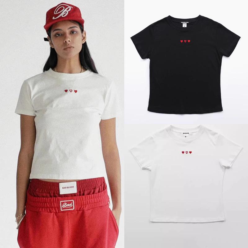 BadBlood Women s Summer Casual Heart Embroidered T-Shirt - American Niche, Round Neck, Short Sleeve, Age-Reducing. Small чёрный
BadBlood Women s Summer Casual Heart Embroidered T-Shirt - American Niche, Round Neck, Short Sleeve, Age-Reducing. Small чёрный