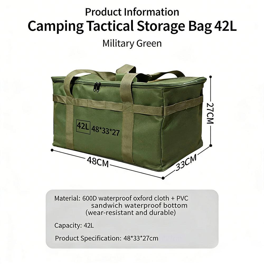 Outdoor Storage Bag Large Capacity Folding Storage Box Picnic Camping Supplies Equipment StorageBag Portable Waterproof Handbag
Outdoor Storage Bag Large Capacity Folding Storage Box Picnic Camping Supplies Equipment StorageBag Portable Waterproof Handbag
