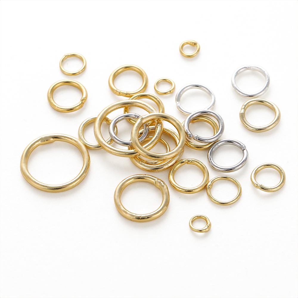 14K Copper-Plated Gold Retention Closed Jump Rings for DIY Jewelry Gold-Plated Soldered Closed Rings, 1 pack
14K Copper-Plated Gold Retention Closed Jump Rings for DIY Jewelry Gold-Plated Soldered Closed Rings, 1 pack