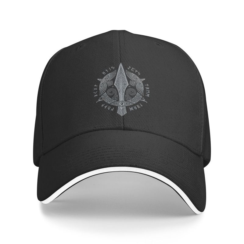 Odin Vikings Sword Baseball Cap Women Unisex Custom Adjustable Adult Viking Scandinavian Runes Valhalla Gungnir Dad Hat Spring
Odin Vikings Sword Baseball Cap Women Unisex Custom Adjustable Adult Viking Scandinavian Runes Valhalla Gungnir Dad Hat Spring