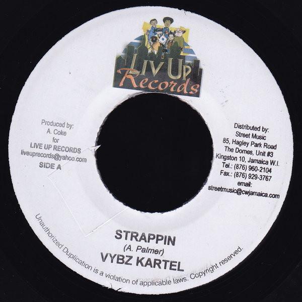 7inch Record VYBZ KARTEL - Strappin NONE Liv Up Records 2008 Jamaica Reggae, Ska & Dub Used
7inch Record VYBZ KARTEL - Strappin NONE Liv Up Records 2008 Jamaica Reggae, Ska & Dub Used