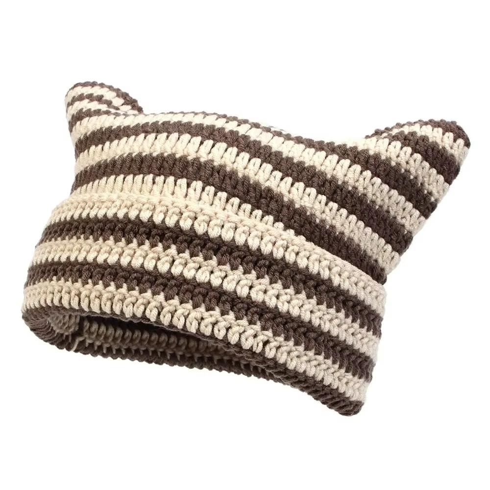 Stylish Striped Beanie Hat Stylish Women Stretchy Beanie Hat Breathable Comfortable Fit for Cold Weather Fashionable Headwear for Everyday хакі
Stylish Striped Beanie Hat Stylish Women Stretchy Beanie Hat Breathable Comfortable Fit for Cold Weather Fashionable Headwear for Everyday хакі