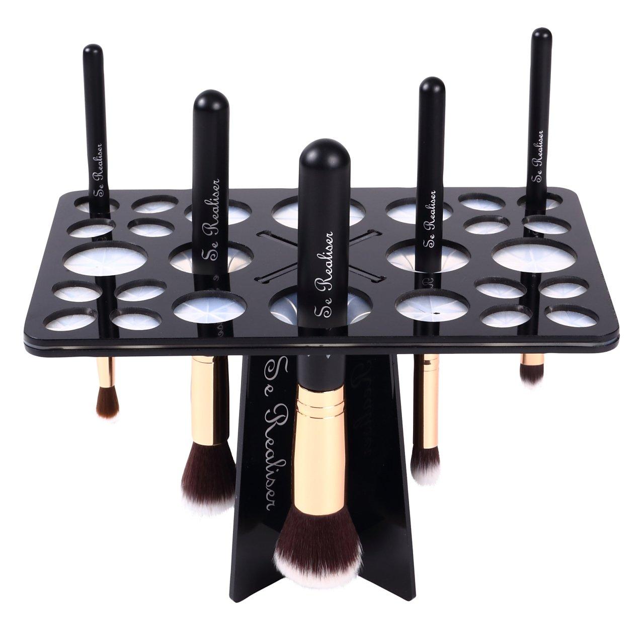 Black Acrylic Makeup Brush Stand Case with Brush Holder Great for Cleaning Makeup Folds Up for Easy Storage Se Realiser - Brushes, - чёрный
Black Acrylic Makeup Brush Stand Case with Brush Holder Great for Cleaning Makeup Folds Up for Easy Storage Se Realiser - Brushes, - чёрный