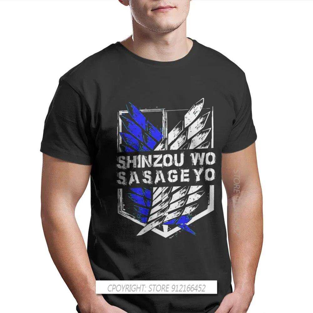 Shinzou Wo Sasageyo модные футболки Атака Титанов Эрен аниме унисекс стиль топы из чистого хлопка футболка большие футболки
Shinzou Wo Sasageyo модные футболки Атака Титанов Эрен аниме унисекс стиль топы из чистого хлопка футболка большие футболки