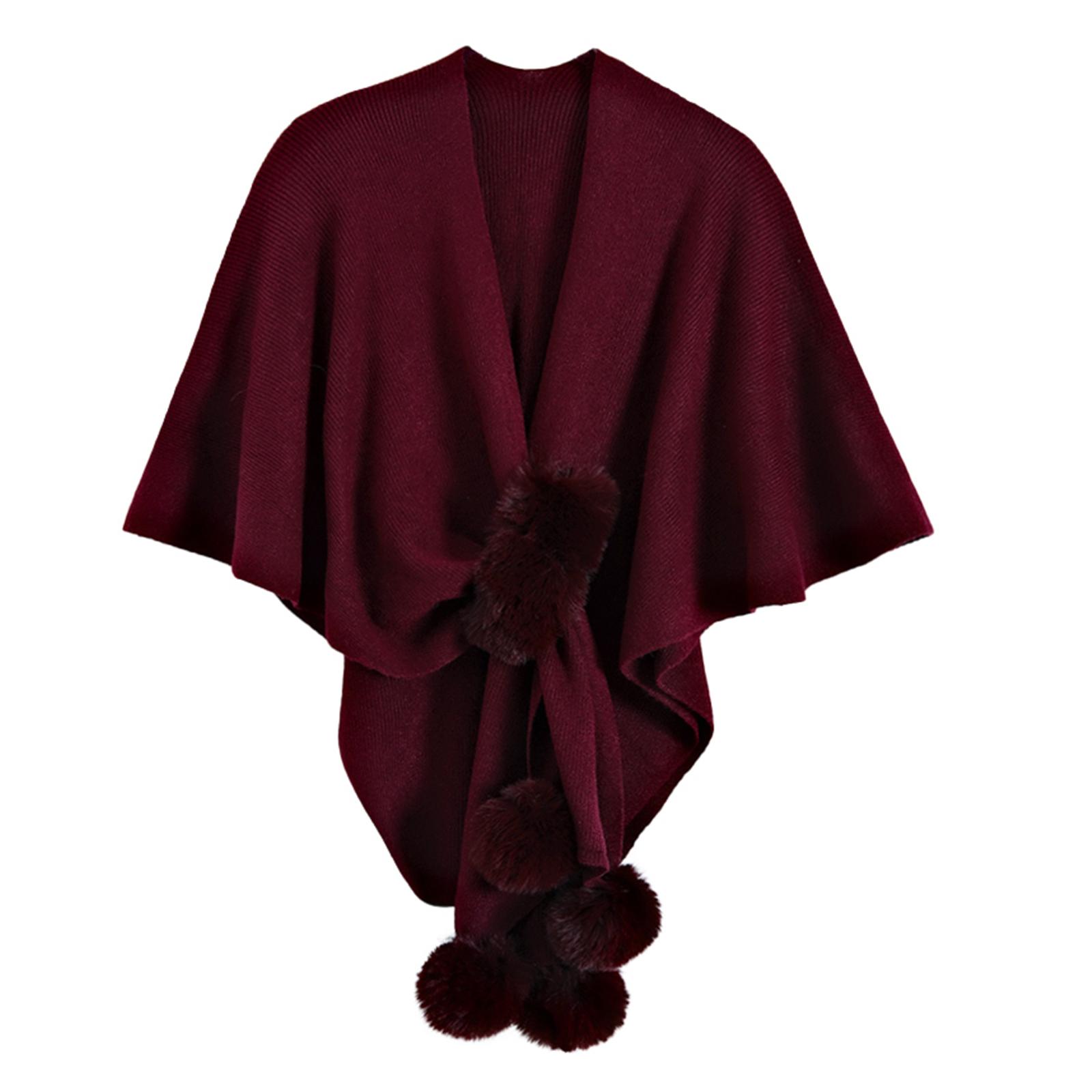 Ladies Fashionable Knitted Cross Ball Thin Shawl, Ladies Elegant Temperament, Versatile Cardigan Cape One Size винний
Ladies Fashionable Knitted Cross Ball Thin Shawl, Ladies Elegant Temperament, Versatile Cardigan Cape One Size винний