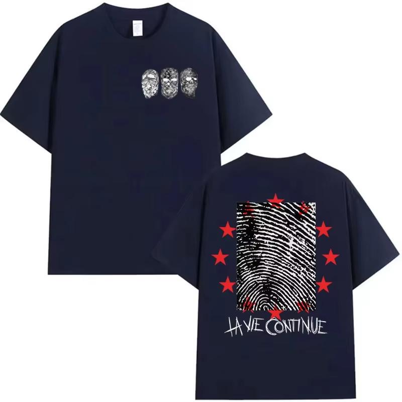 2026 Spring summer Rapper La Vie Continue Maes Tour Mens Cotton Tshirt Punk Retro Style Short Sleeve Tshirt Hiphop Costume M
2026 Spring summer Rapper La Vie Continue Maes Tour Mens Cotton Tshirt Punk Retro Style Short Sleeve Tshirt Hiphop Costume M