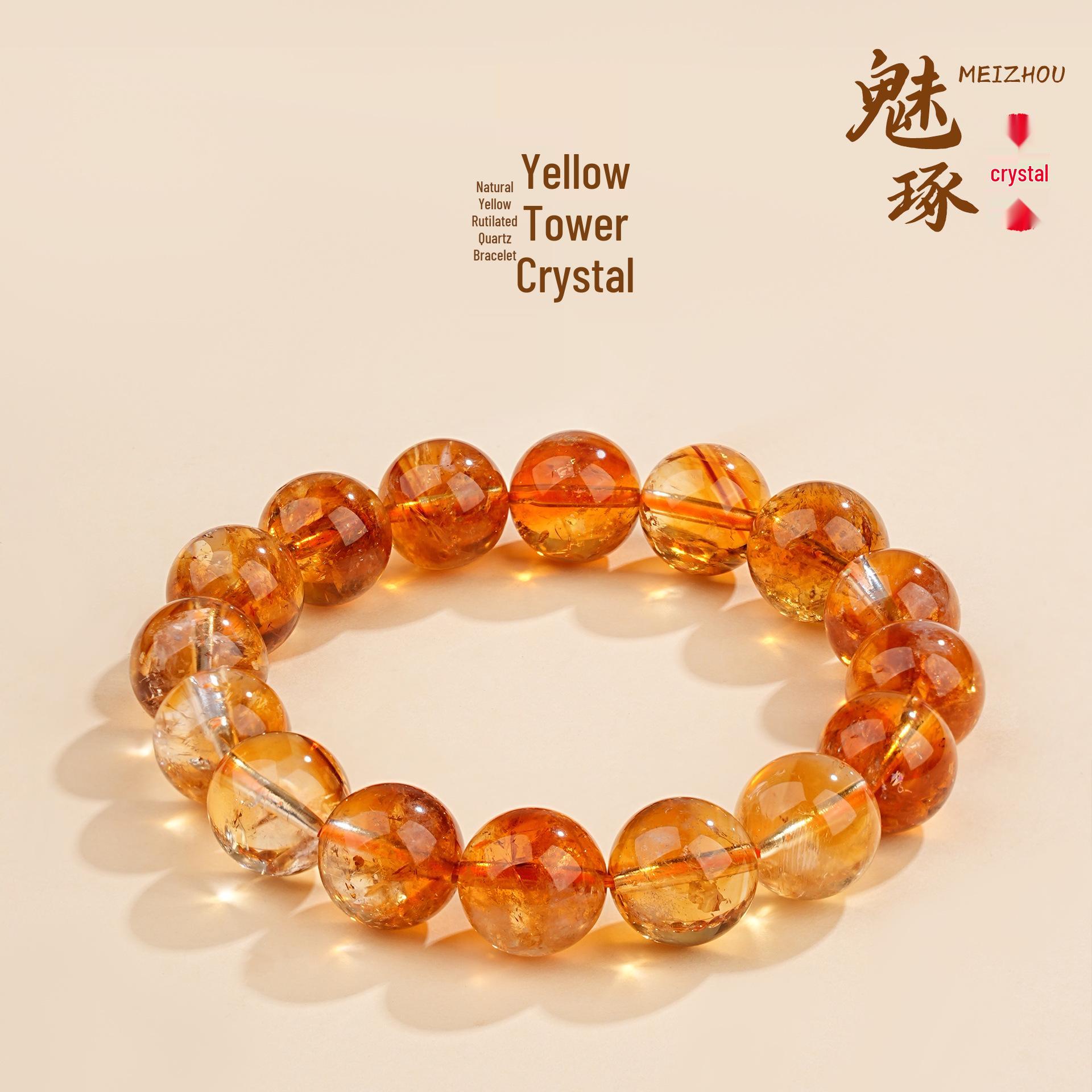Браслет Mei Zhuo из натурального желтого аметринового и радужного кристаллов Single Strand 7~8mm (Approx. 22 beads)
Браслет Mei Zhuo из натурального желтого аметринового и радужного кристаллов Single Strand 7~8mm (Approx. 22 beads)