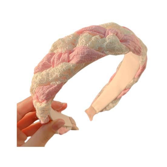 Wide-brimmed Headband Organza Satin Twist Design High Volume Women Hair Hoop Face Shaping Hair Accessory рожевий
Wide-brimmed Headband Organza Satin Twist Design High Volume Women Hair Hoop Face Shaping Hair Accessory рожевий